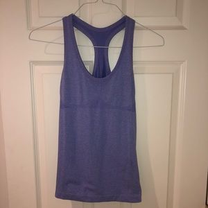 Periwinkle athletic tank top